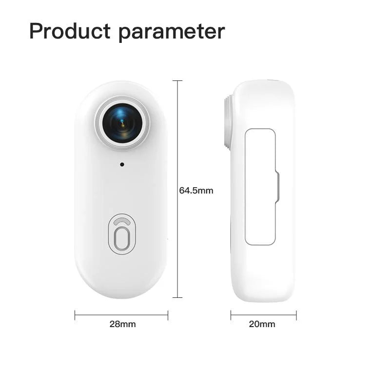 2025 magnétique 4K POV Cam petit enregistreur de sport casque support de vélo Mini caméra micro sans fil Ultra Portable DV Vlog enregistrement d'action