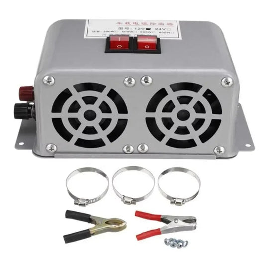 Ventilateur de chauffage de voiture 12V 24V 800W, dégivreur de pare-brise, chauffage d'air, 3 Ports pour camping-car, remorques, camions