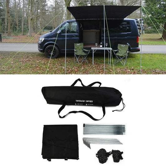 Auvent imperméable bâche tente ombre Camping en plein air voiture auvent côté Pergola voiture queue tente auvent pour camping-car Suv nouveau