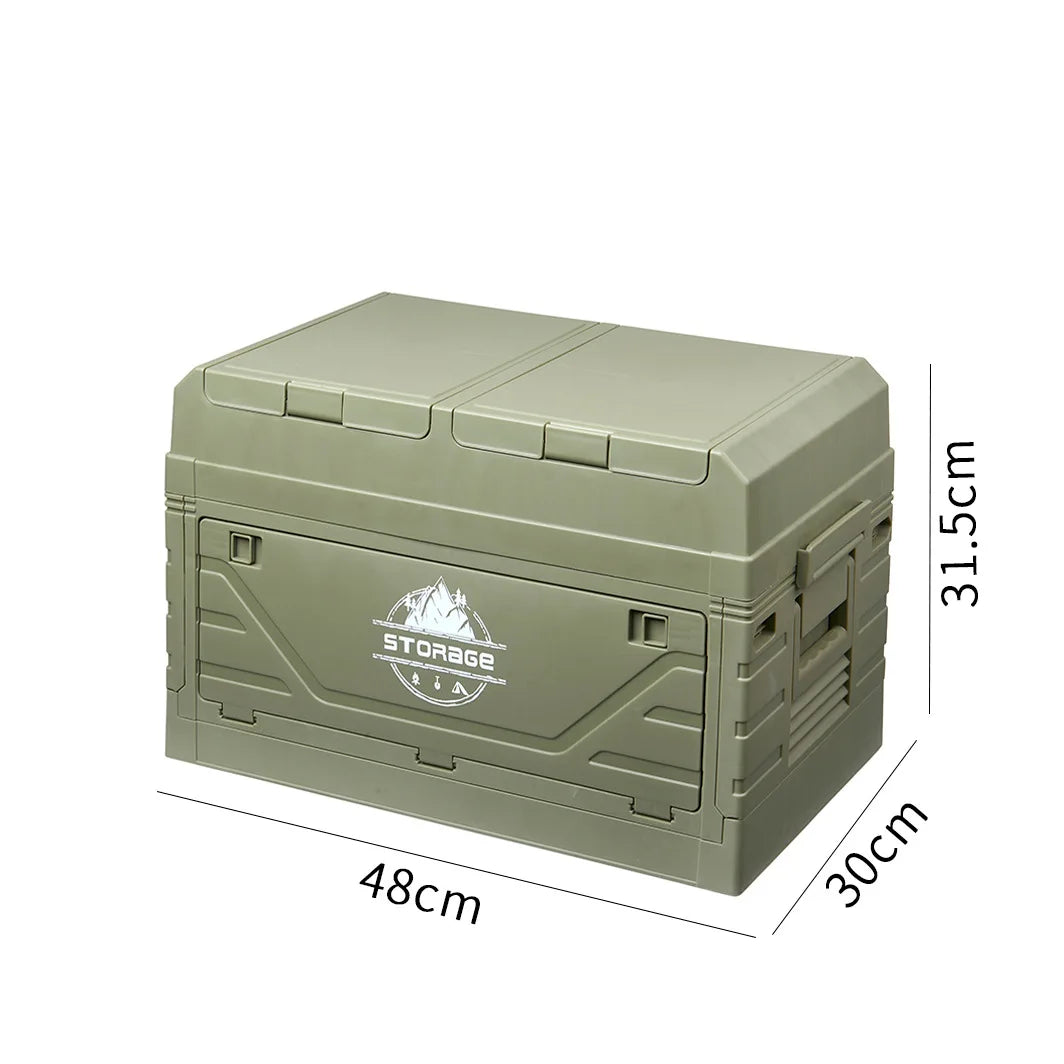 Boîte pliante de camping en plein air, camping avec table, boîte d'organisation de pique-nique de camping, boîte de rangement à domicile, boîte de rangement