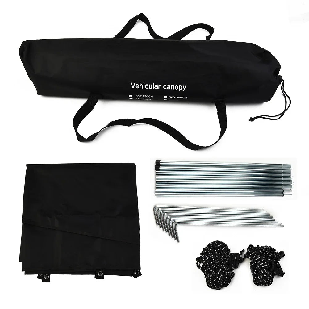 Auvent imperméable bâche tente ombre Camping en plein air voiture auvent côté Pergola voiture queue tente auvent pour camping-car Suv nouveau